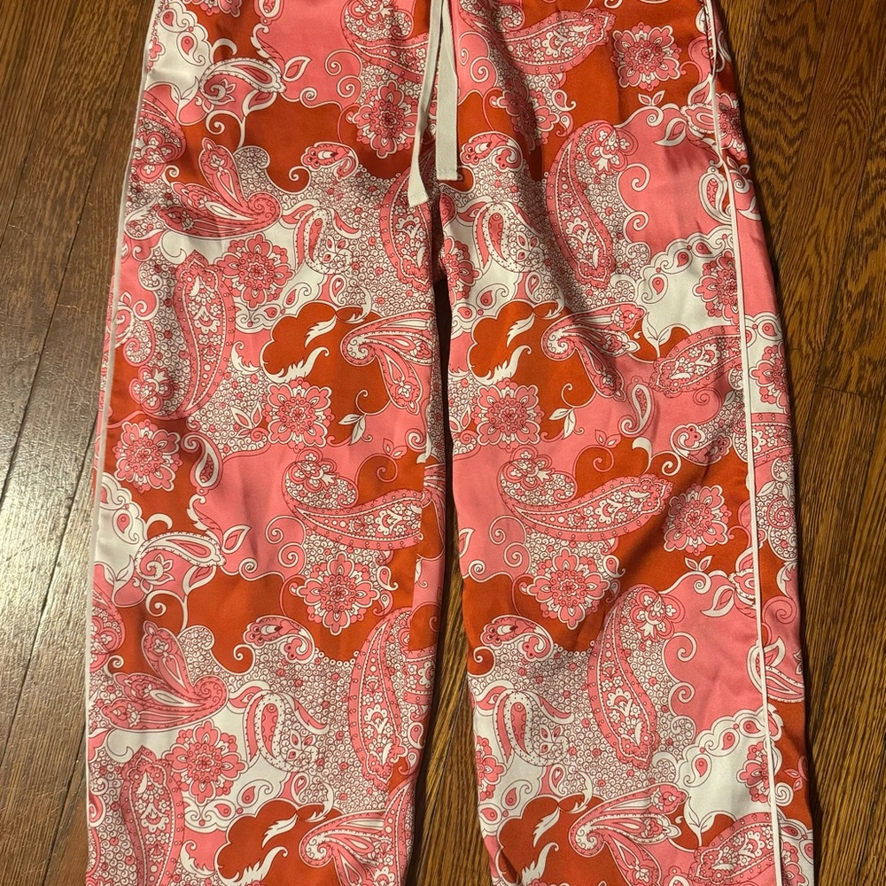 J.Crew Relaxed pant in vintage paisley, Size 0, EUC - Picture 5 of 5